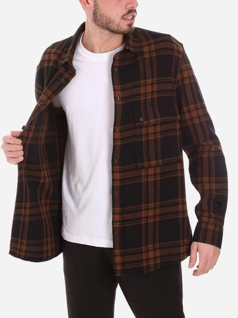 Koszula męska bawełniana w kratę Antony Morato MMSL00657FA410153-9000 50 Czarna (8052136168651) - obraz 3