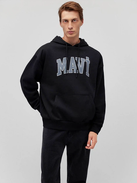 Худи мужское Mavi M067149-902 L Черное (8684080096270) - изображение 4