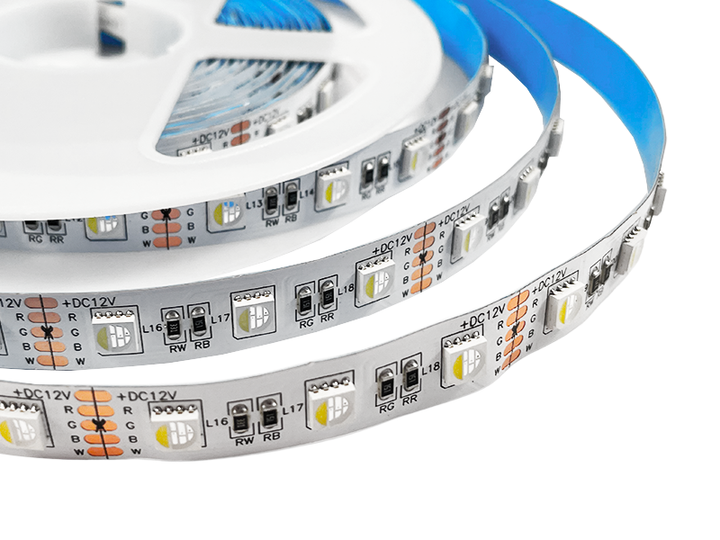 Светодиодная лента 1 м SMD5050 60 LED 12В 14.4Вт/м IP20 RGB/W - изображение 2