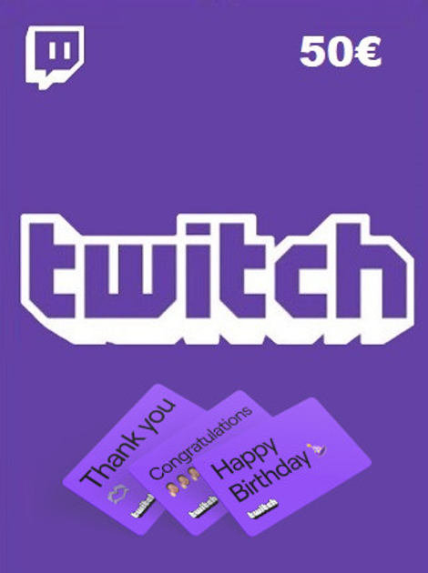 Twitch Gift Card 50 EUR - twitch Key - LUXEMBOURG – фото, відгуки ...