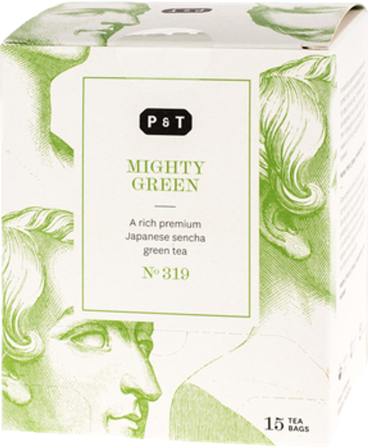 Чай Paper & Tea Mighty Green 15 пакетиків (4055743019990) - зображення 1