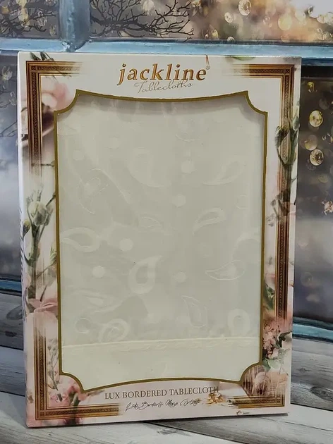Скатерть водоотталкивающая Jackline LUX BORDERED JTD 139 160х220см - изображение 2