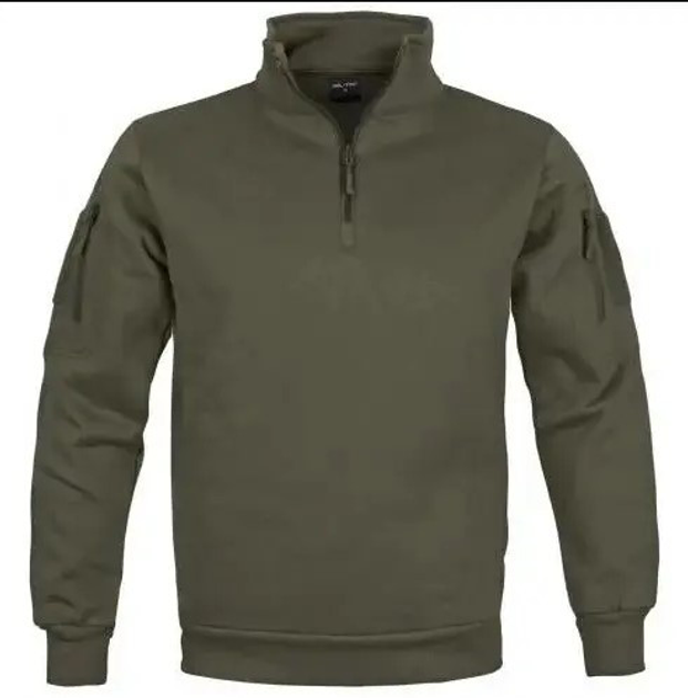 Кофта Mil-Tec Tactical Sweatshirt Толстовка Tactical Olive 11472512 розмір L - зображення 1