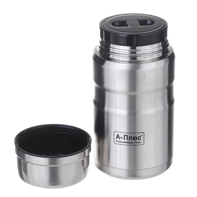 Термос для їжі Харчовий A-PLUS ART-1768 Steel 750 мл - зображення 2