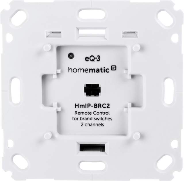 Настінний вимикач Homematic IP Wall-mounted remote control for brand switches - 2 channels (HmIP-BRC2) - зображення 1