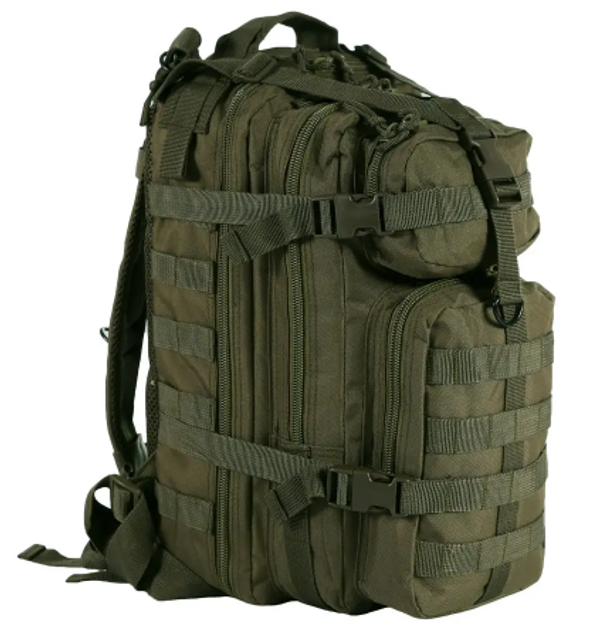 Рюкзак Camo Assault 25L olive green оливковый - изображение 1