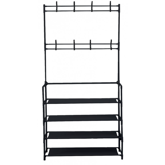 Универсальная вешалка для одежды New simple floor clothes rack Черная - Фото 3 Универсальная вешалка для одежды New simple floor clothes rack Черная - изображение 3