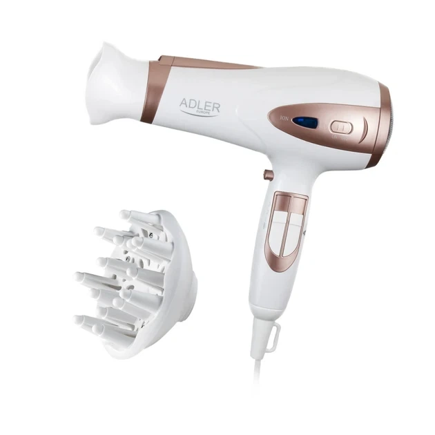 Фен Adler AD 2248 2200W ION White - Фото 1 Фен Adler AD 2248 2200W ION White - изображение 1