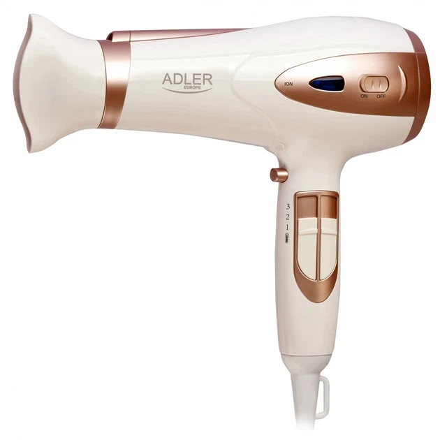 Фен Adler AD 2248 2200W ION White - Фото 3 Фен Adler AD 2248 2200W ION White - изображение 3