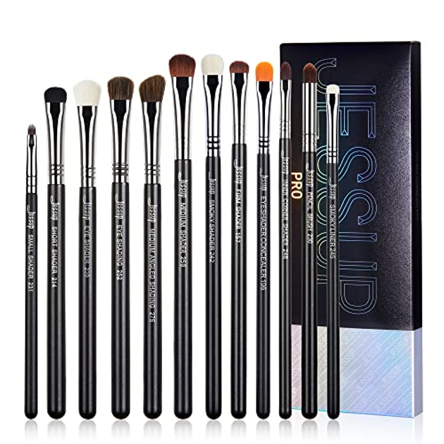 Набір пензлів для макіяжу глаз Jessup Pro Eyeshadow Brushes T339 12 шт (6976074373392) - зображення 1