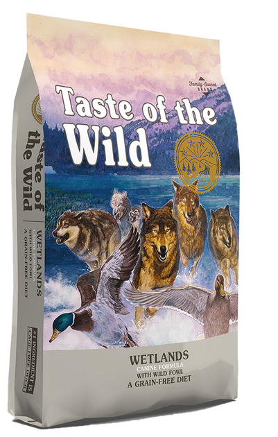 Сухий корм для собак Taste of the Wild WETLANDS CANINE з м'ясом качки 12.2 кг (9747-HT60) - Фото 1 Сухий корм для собак Taste of the Wild WETLANDS CANINE з м'ясом качки 12.2 кг (9747-HT60) - изображение 1