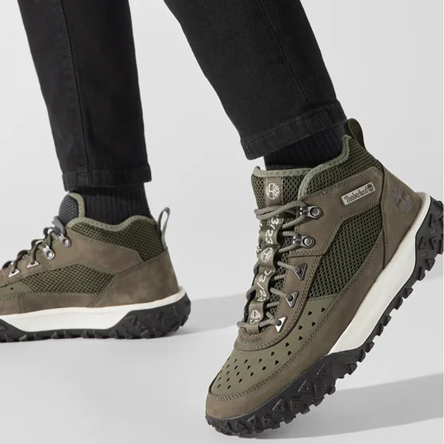 Buty trekkingowe męskie za kostkę Timberland GreenStride Motion 6 TB0A5VCVA581 44.5 (10.5US) 28.5 cm Zielone (196249560815) - obraz 2