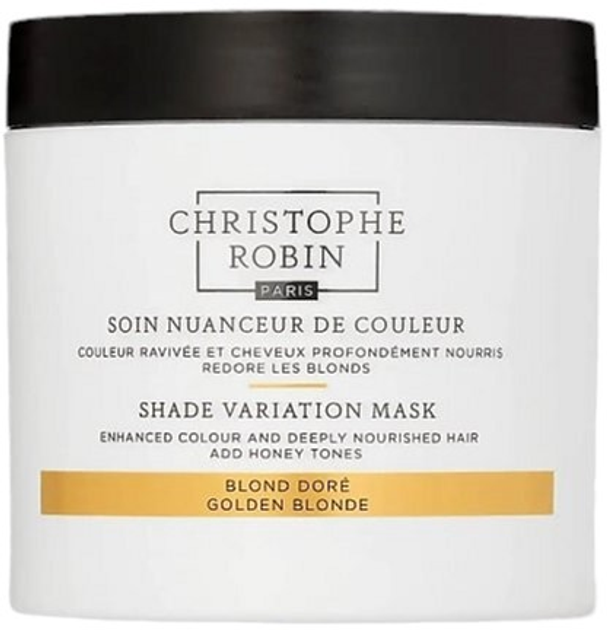 Maska do włosów Christophe Robin Shade Variation tonująca Golden Blonde 250 ml (5056379590708) - obraz 1