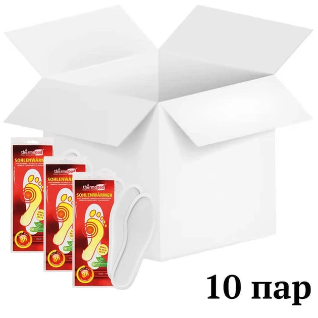 Набір хімічних грілок-устілок Thermopad Foot Warmer 10 пар 36-37 S (TPD 78191) - зображення 2