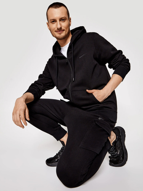 Spodnie dresowe męskie Sprandi SS21-SPM001 L Czarne (5903698654560) - obraz 4