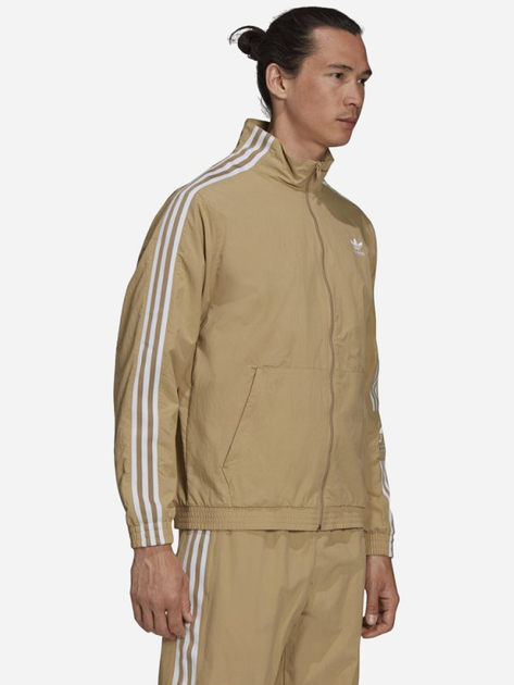 Спортивні кофти чоловічі adidas Lock Up Tt H41389 XL Бежева (4064055158389) - зображення 3