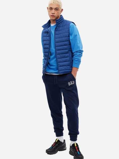 Spodnie dresowe męskie GAP 795695-02 S Granatowe (1200116419805) - obraz 3