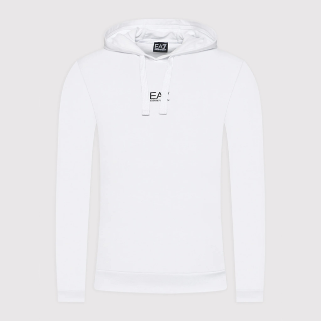 Спортивний костюм чоловічий EA7 Train Core Id M T-Suit Hoodie Rn Ch Coft 2XL Білий/Чорний (8056861842633) - зображення 9