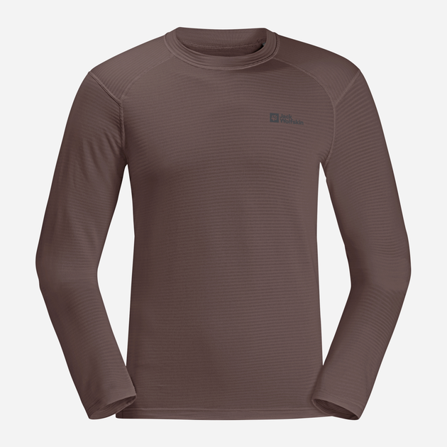 Рашгард чоловічий Jack Wolfskin Infinite L/S M 1808312-2365 2XL Коричневий (4064993866599) - зображення 3