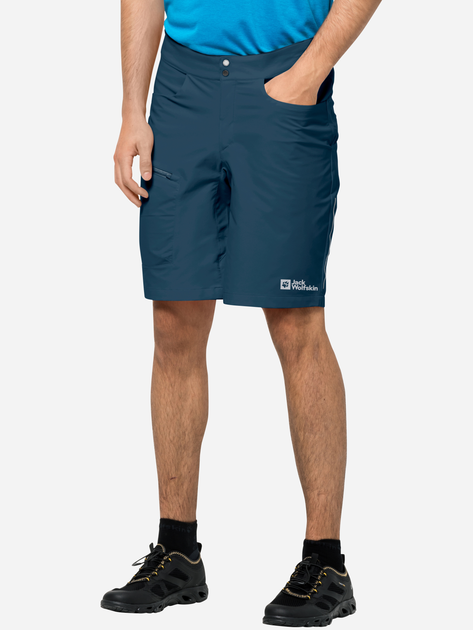 Spodenki sportowe męskie Jack Wolfskin Tourer Shorts M 1507231-1274 46 Ciemnoniebieskie (4064993663488) - obraz 1