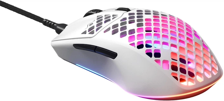 Mysz SteelSeries Aerox 3 USB Snow (5707119043212) - obraz 4