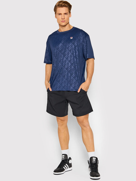 Koszulka sportowa męska Fila 689171-170 S Niebieska (4064556142849) - obraz 3