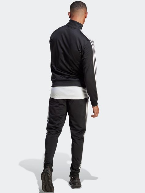 Спортивний костюм чоловічий adidas 3Stripes Tricot Track Suit IC6747 2XL-Short Чорний (4065432655712) - зображення 2