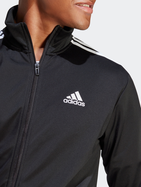 Komplet sportowy męski adidas 3Stripes Tricot Track Suit IC6747 S-Short Czarny (4065432655729) - obraz 5