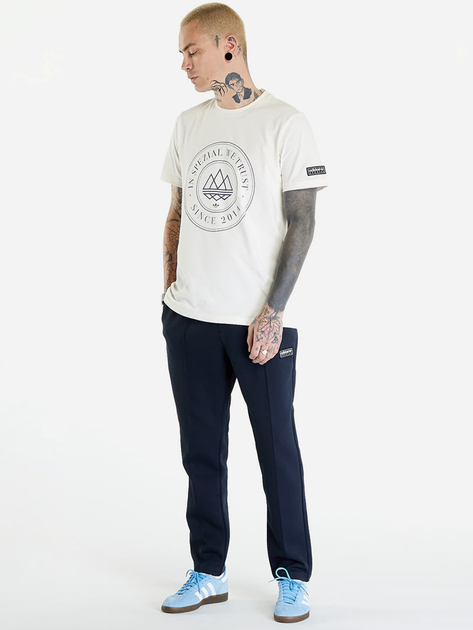 Spodnie dresowe męskie eleganckie adidas IM8920 L Granatowe (4067889580418) - obraz 3