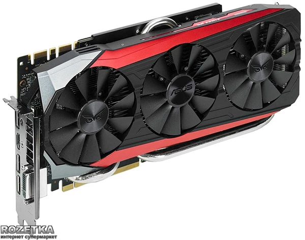 Видеокарта Asus PCI-Ex GeForce GTX 980 Ti Strix 6GB GDDR5 (384bit