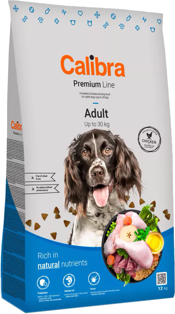 Сухий корм для собак Calibra Dog Premium Adult 12 кг (8594062088844) - зображення 1