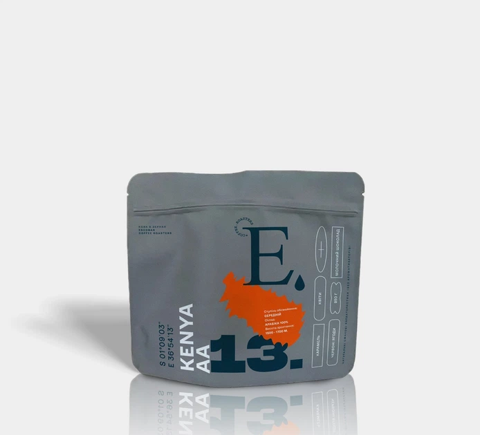 Кава зернова Escobar Coffee Kenya AA Арабіка 250 грам - Фото 1 Кава зернова Escobar Coffee Kenya AA Арабіка 250 грам - зображення 1