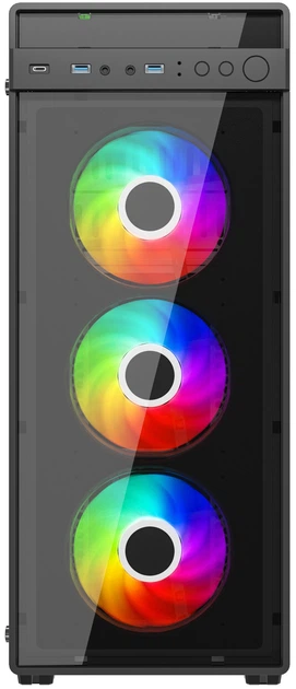 Obudowa Gembird Fornax K700 Black (CCC-FC-K700) - obraz 5