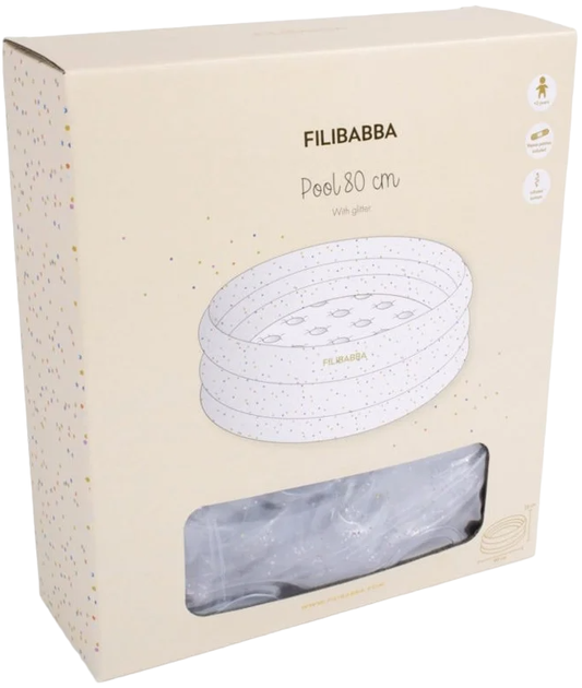 Nadmuchiwany basen dla dzieci Filibabba 80 cm Alfie Rainbow Confetti (5712804030125) - obraz 6