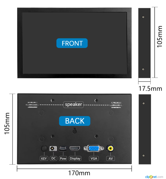 Монітор Raspberry Pi 7inch IPS 1024х600 – фото, відгуки, характеристики ...