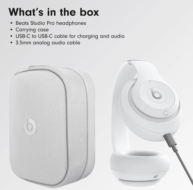 Beats Studio Pro ホワイト　新品未開封 Безпровідні навушники з мікрофоном Beats by Studio Pro Matte White