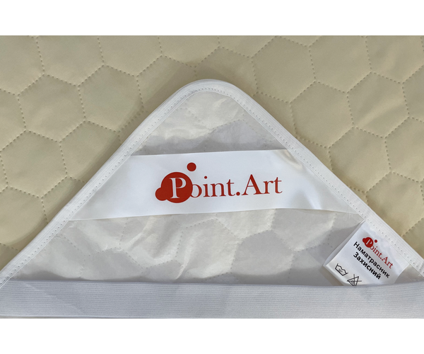 Наматрацник вологонепроникний захисний Point Art AquaStop бежевий 80х190 см з гумкою по 4-х кутах - Фото 3 Наматрацник вологонепроникний захисний Point Art AquaStop бежевий 80х190 см з гумкою по 4-х кутах - зображення 3