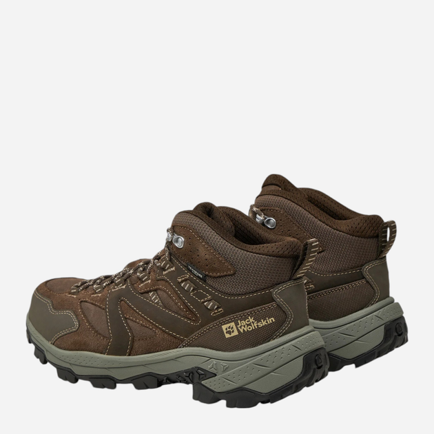 Buty trekkingowe męskie Jack Wolfskin Vojo Tour LT Texapore Mid M A62074_5719 44.5 Brązowe (4064886368353) - obraz 3