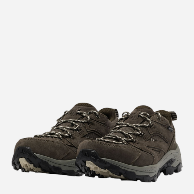 Чоловічі кросівки для трекінгу з мембраною Jack Wolfskin Vojo Tour Texapore Low M A62070_5719 47 Зелені (4064886368070) - зображення 4
