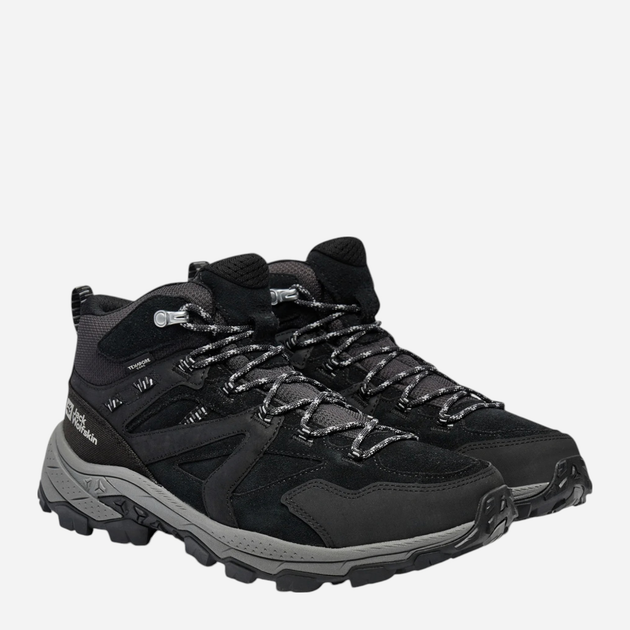 Buty trekkingowe męskie Jack Wolfskin Vojo Tour LT Texapore Mid M A62074_6350 47.5 Ciemnoszare (4064886364782) - obraz 2