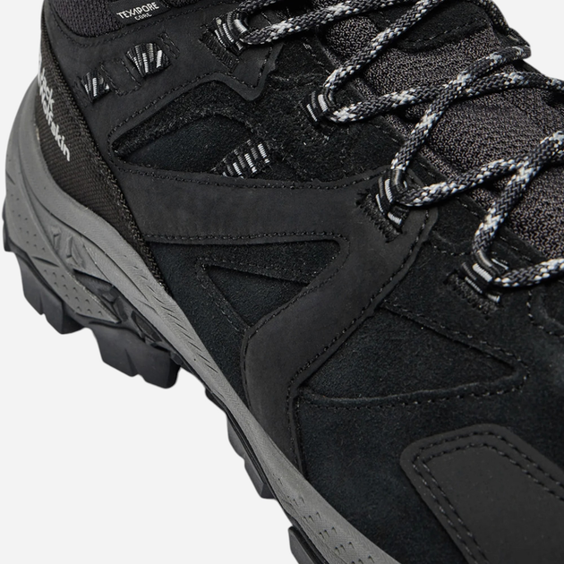 Чоловічі черевики для трекінгу з мембраною Jack Wolfskin Vojo Tour LT Texapore Mid M A62074_6350 42.5 Темно-сірі (4064886364454) - зображення 6