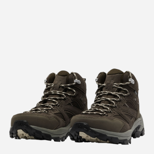 Чоловічі черевики для трекінгу з мембраною Jack Wolfskin Vojo Tour Texapore Mid M A62072_5719 40.5 Темно-коричневі (4064886369350) - зображення 3