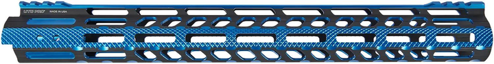 Цівка Leapers UTG PRO Ultra Slim15" для AR15. M-LOK. Black/Blue - зображення 1