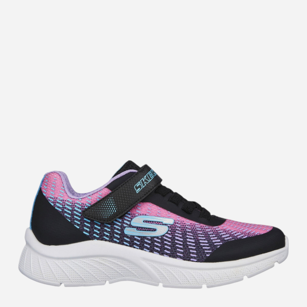 Buty sportowe dziecięce dla dziewczynki Skechers Microspec Plus Disco Dreaming 303532L 28.5 Czarny/Różowy (196642590594) - obraz 1