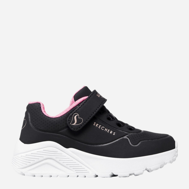 Buty sportowe dziecięce dla dziewczynki Skechers Uno Lite 310451L 27 Czarne (195204055175) - obraz 1