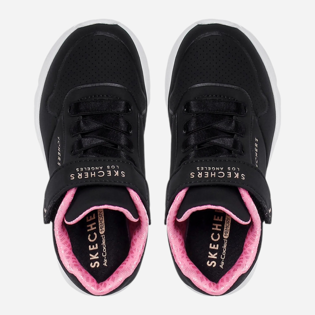 Дитячі кросівки для дівчинки Skechers Uno Lite 310451L 27.5 Чорні (195204055182) - зображення 5