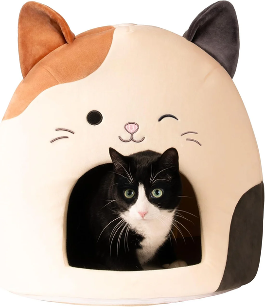 Лежак для домашніх тварин Squishmallows Covered Pet Bed Cam The Cat JPT0137 (0191726512004) - зображення 9