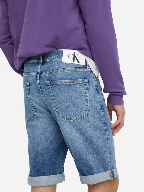 Шорти джинсові чоловічі короткі чоловічі Calvin Klein Jeans J30J324874-1A4 34 Сині (8720109461039) - зображення 2