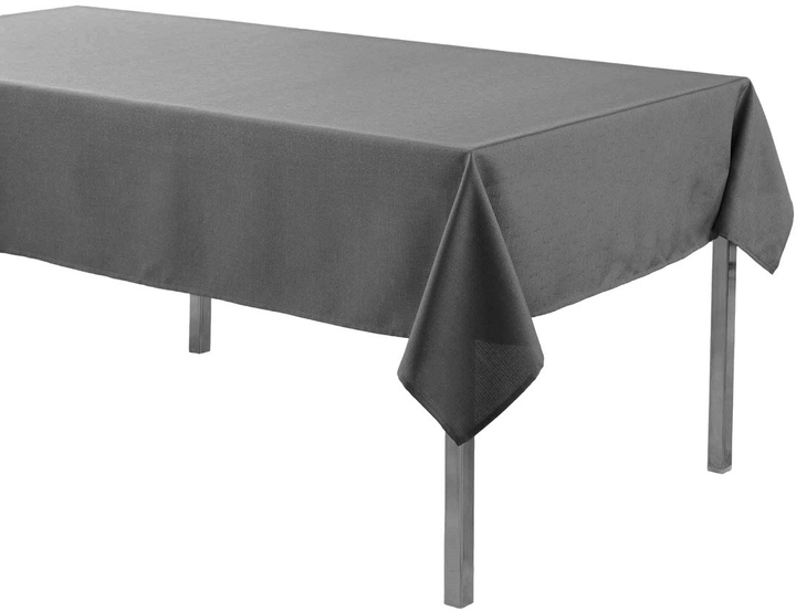 Obrus Douceur d'interieur Newton plamoodporny 140 x 250 cm Szary (3574387219562) - obraz 1