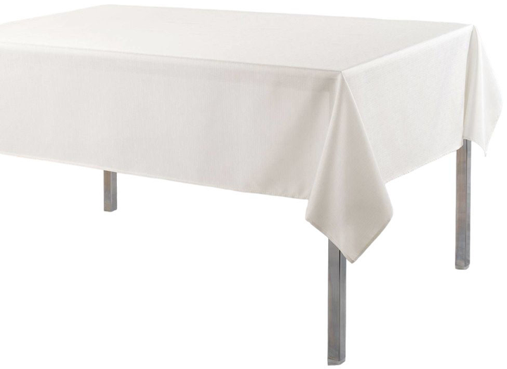 Obrus Douceur d'interieur Newton plamoodporny 140 x 250 cm Biały (3574387227598) - obraz 1